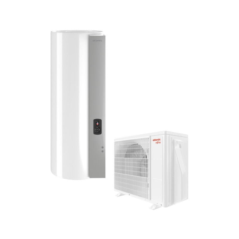 Atlantic - Ensemble chauffe-eau thermodynamique Calypso Split 150L Vertical Mural - ATLPACKSPLITCA150