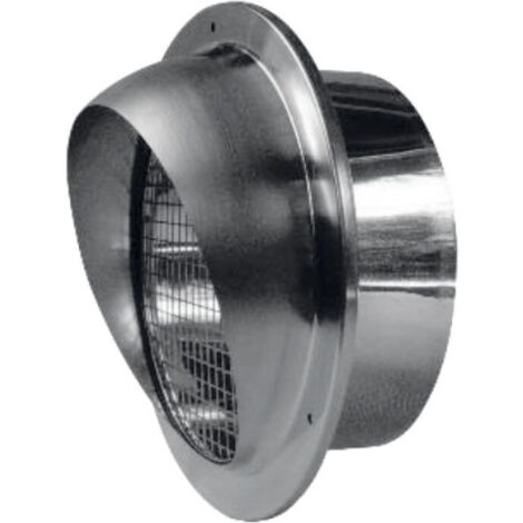 Atlantic – Gaine VMC inox 160mm – Rejet ou prise d'air murale – Faibles pertes de charge – Emboîtement direct dans conduit PEE 160