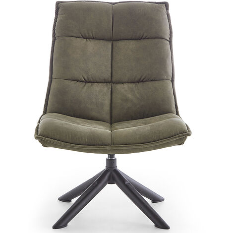 ATLANTIC Home Collection XL Dreh-Sessel Loungsessel Sessel Kunstrauleder Schlamm Clay