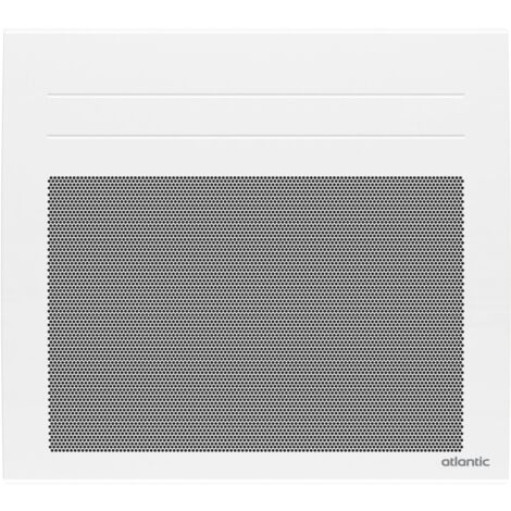Atlantic – Panneau rayonnant horizontal 1500W blanc – Aluminium – Programmable avec application Cozytouch – 425426