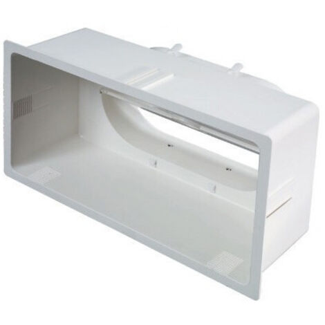Atlantic – Plénum ABS 400mm pour ventilation – Diffusion d'air efficace – Compatible systèmes ventilation – Encastrement facile dans cloisons - BBG-ABS-535995