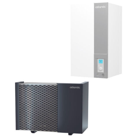 Atlantic – Pompe à chaleur air/eau monobloc 9 kW A+++ – Efficacité 175% à 35°C – Niveau sonore 35 dB(A) – ATLIXTRAM9M
