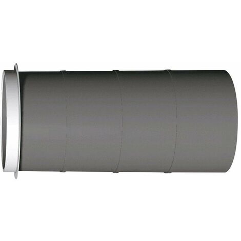 Atlantic – Manchon court Ø125 mm avec manchette pour VMC – Accessoire pour bouches d'extraction autoréglables – 520025
