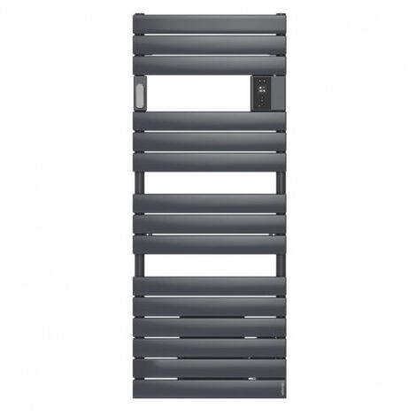 ATLANTIC - Radiateur sèche-serviettes connecté Adelis avec soufflerie 1750W Graphite - 861651