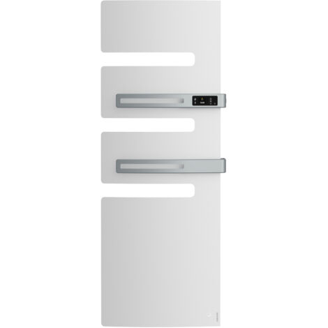 Atlantic – Sèche-serviettes électrique 1750W – Soufflerie – Connectivité Cozytouch – Commande digitale – Système audio Cabasse – Mât à droite