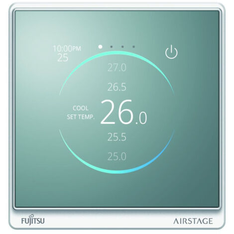 Atlantic – Télécommande filaire tactile KAGAMI – Écran LCD anti-trace – Contrôle Bluetooth – Design élégant pour hôtellerie