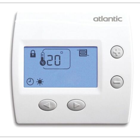 Atlantic – Thermostat fil pilote Digi Pilot 2 zones – Gestion chauffage électrique – Compatible logements neufs et réhabilitations lourdes
