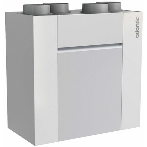 Atlantic – VMC double flux haut rendement – Débit max jusqu'à 92% – Sonde CO2 intégrée – Télécommande sans fil – Super silence avec piège à sons