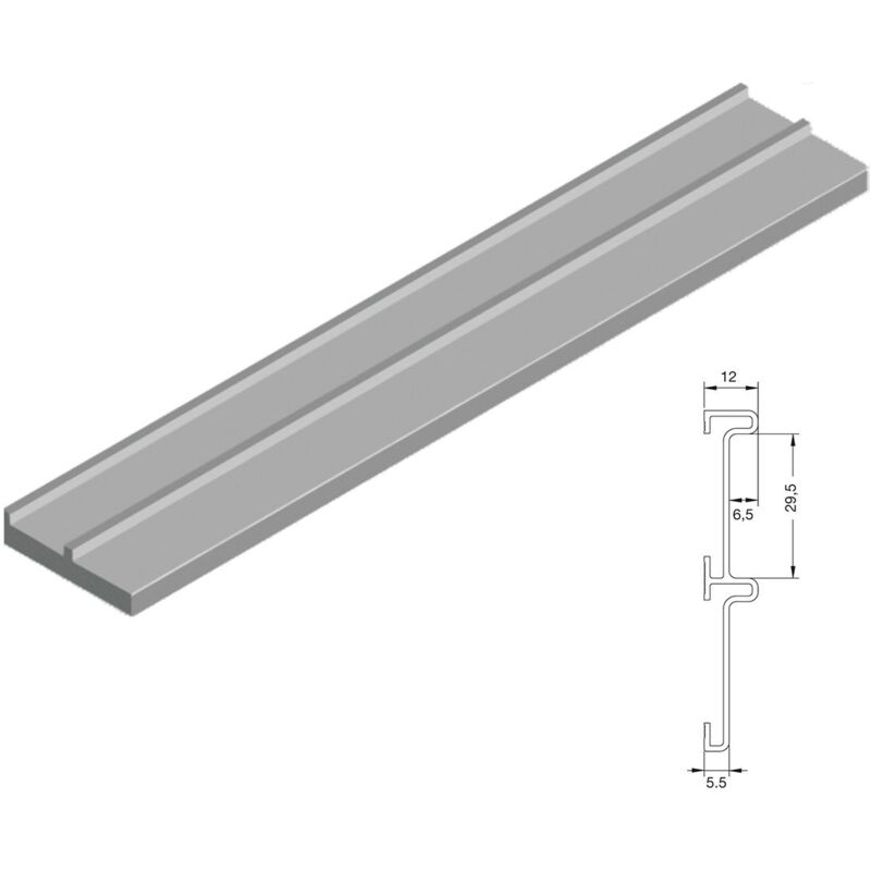 

Atlantico Kit Batiente Alum 70X12 Lac.Blanco Bril 2X2,8Mts - Lacado Blanco