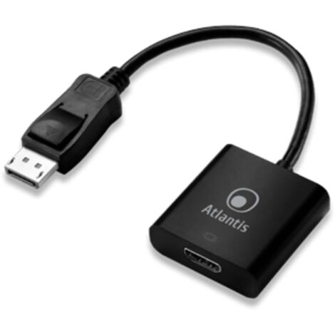 ATLANTIS CONVERTITORE DA DISPLAY PORT MASCHIO A HDMI FEMMINA