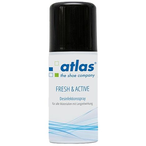 ATLAS Fresh & Active Desinfektionsspray 150ml für alle Schuhe und Arbeitsschuhe