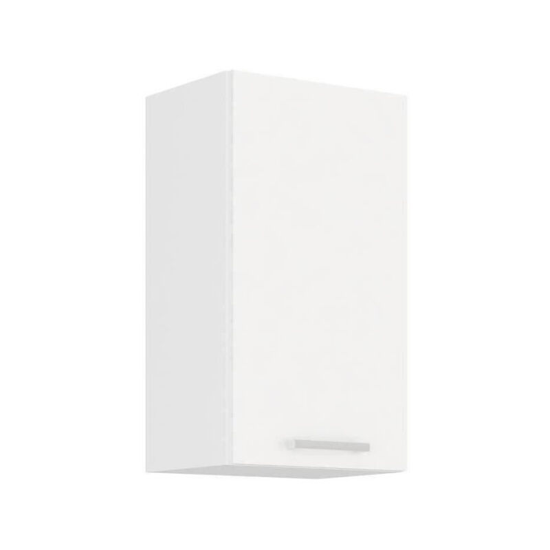 Atlas Meuble haut 1 porte - Décor blanc - l 40cm