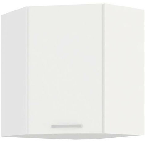 ATLAS Meuble haut d'angle - Décor blanc - L58x58cm