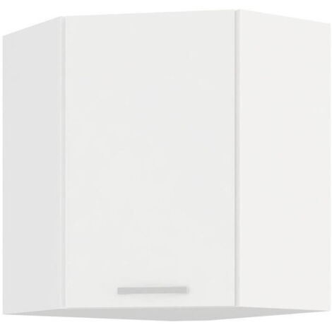 ATLAS Meuble haut d'angle - Décor blanc - L58x58cm