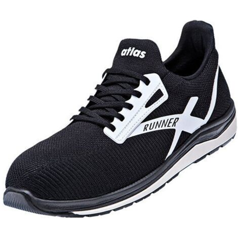 Atlas Sicherheitsschuhe RUNNER 25 ESD S1P schwarz Deep Black Arbeitsschuhe, Größe: 45
