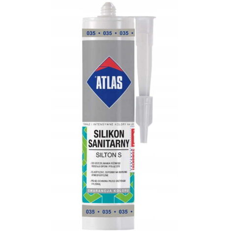 Atlas Silton S Silicone sanitario flessibile grigio 280 ml
