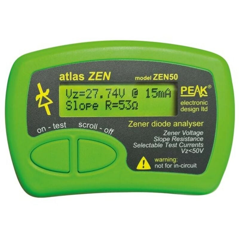 Peak Atlas Zen - Analyseur de diodes Zener (0 - 50 v)