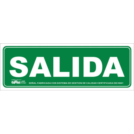ATM Señalización Señal salida PVC - herramienta profesional duradera, calidad garantizada, envío en 24h