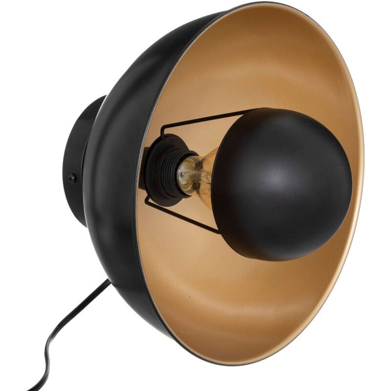 Atmosphera - Applique murale Keli métal noir D29cm créateur d'intérieur