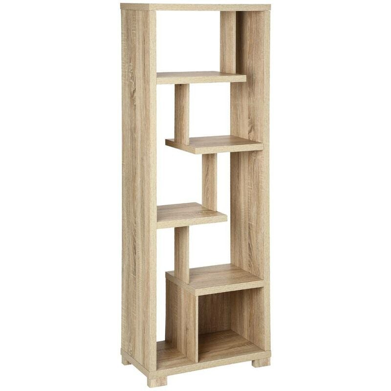 Atmosphera - Bibliothèque 6 niveaux Bivoak effet chêne naturel créateur d'intérieur