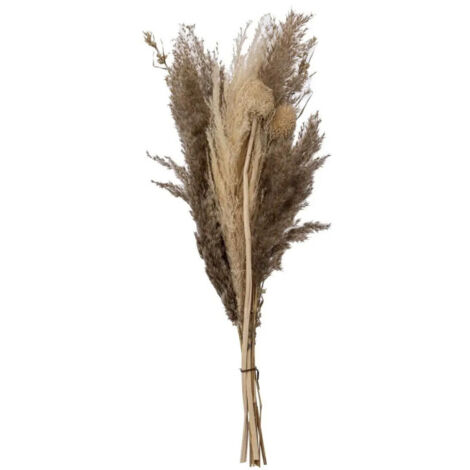 Atmosphera – Bouquet de fleurs séchées 'Pampa' 58cm – Couleur naturel – Plantes séchées & papier – Élément décoratif tendance
