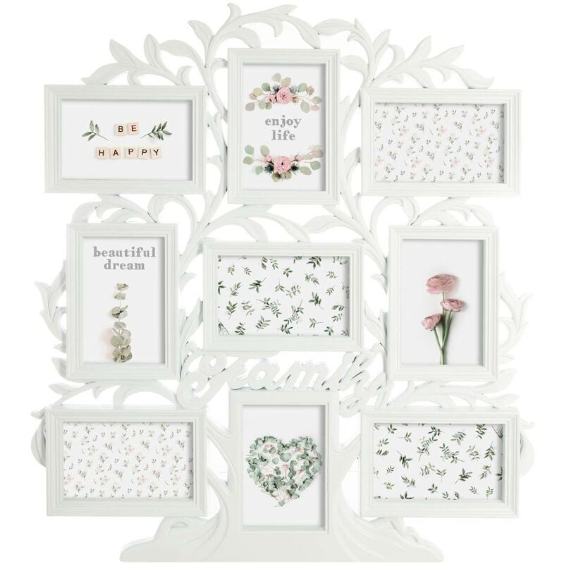 Pêle-mêle Suzy blanc 9 photos Atmosphera créateur d'intérieur