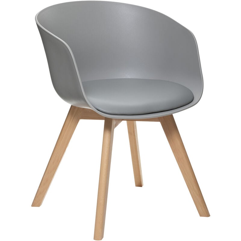 Atmosphera - Fauteuil Baya gris souris créateur d'intérieur