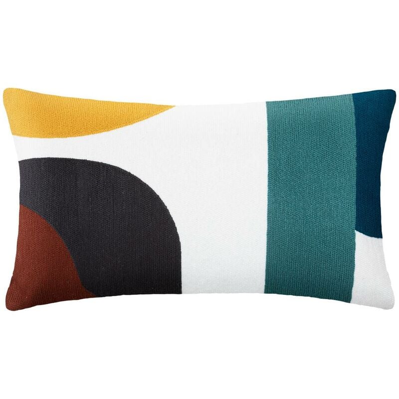 Atmosphera - Coussin Hary multicolore 30x50cm créateur d'intérieur
