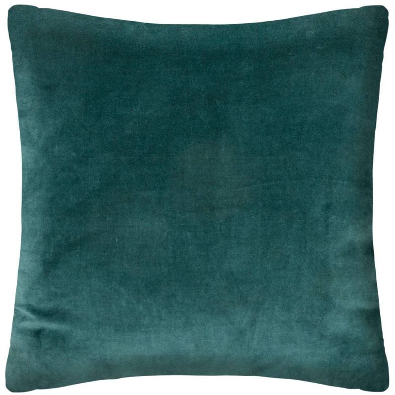 Coussin Otto velours bleu canard 55x55cm Atmosphera créateur d'intérieur