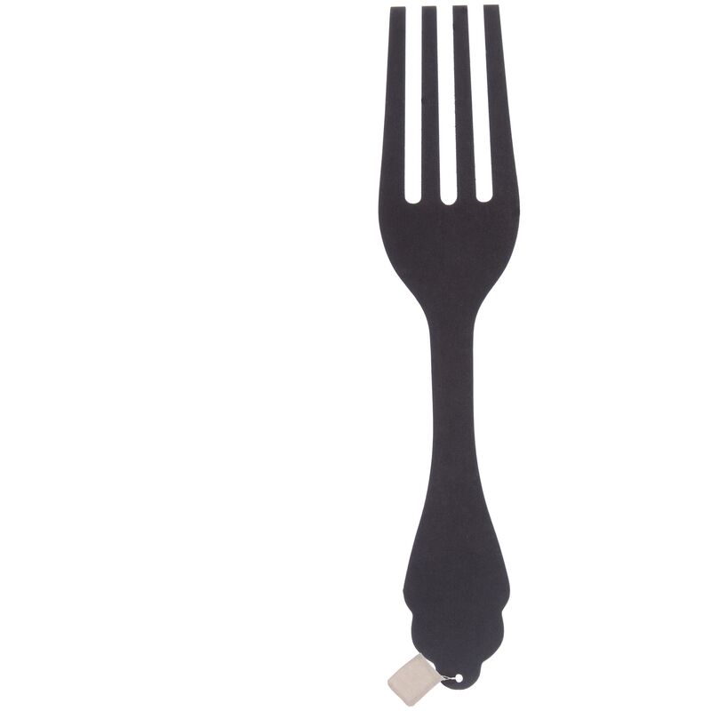 Fourchette de décoration murale 12X77.5 - Noir