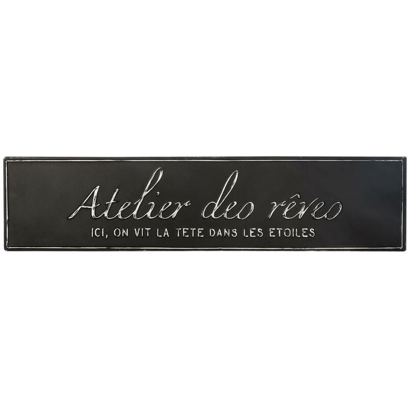 Plaque citation murale 78x18cm Atmosphera créateur d'intérieur