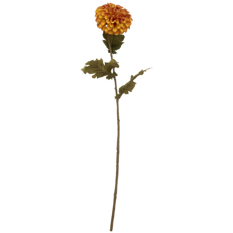 Fleur artificielle Tige de Dahlia h 65 cm Atmosphera Orange