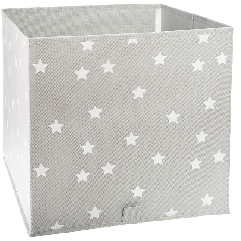 

Cesta de ordenación infantil color gris con estrellas - Atmosphera For Kids