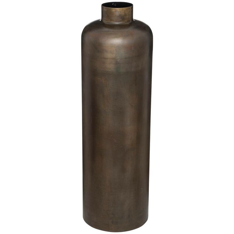 Atmosphera - Vase métal doré H78cm créateur d'intérieur
