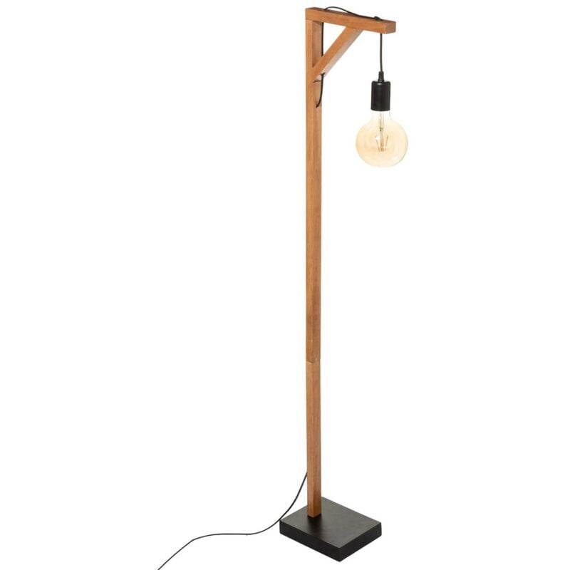 Atmosphera - Lampadaire Wild bois H148cm créateur d'intérieur