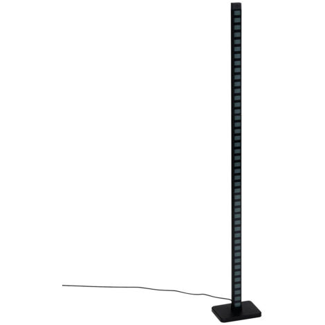 Atmosphera – Lampadaire LED H 122 cm avec télécommande – Couleur RGB multicolore – Aluminium et ABS – Synchronisation musicale intégrée