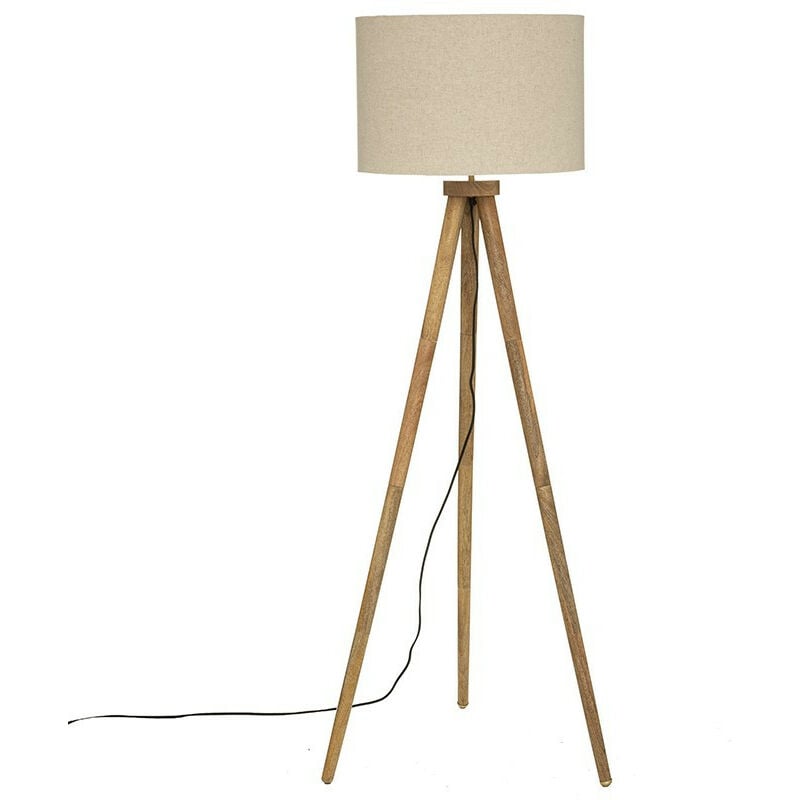Atmosphera - Lampadaire trépied Olga manguier H150cm créateur d'intérieur