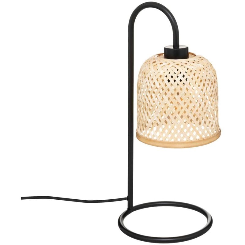 Atmosphera - Lampe droit Ali bambou H44cm créateur d'intérieur