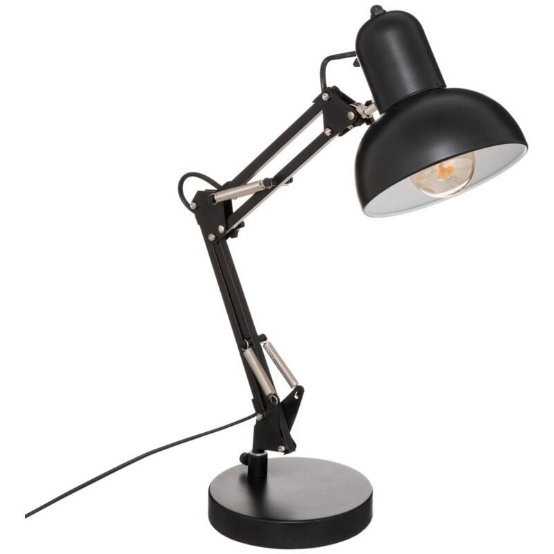 Atmosphera - Lampe Bren métal noir H56cm créateur d'intérieur