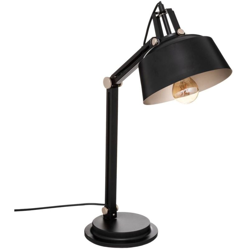 Atmosphera - Lampe arc Soul métal noir H56cm créateur d'intérieur