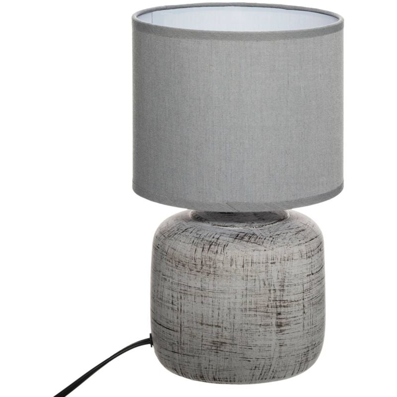 Atmosphera - Lampe Salta céramique gris 26.5cm créateur d'intérieur