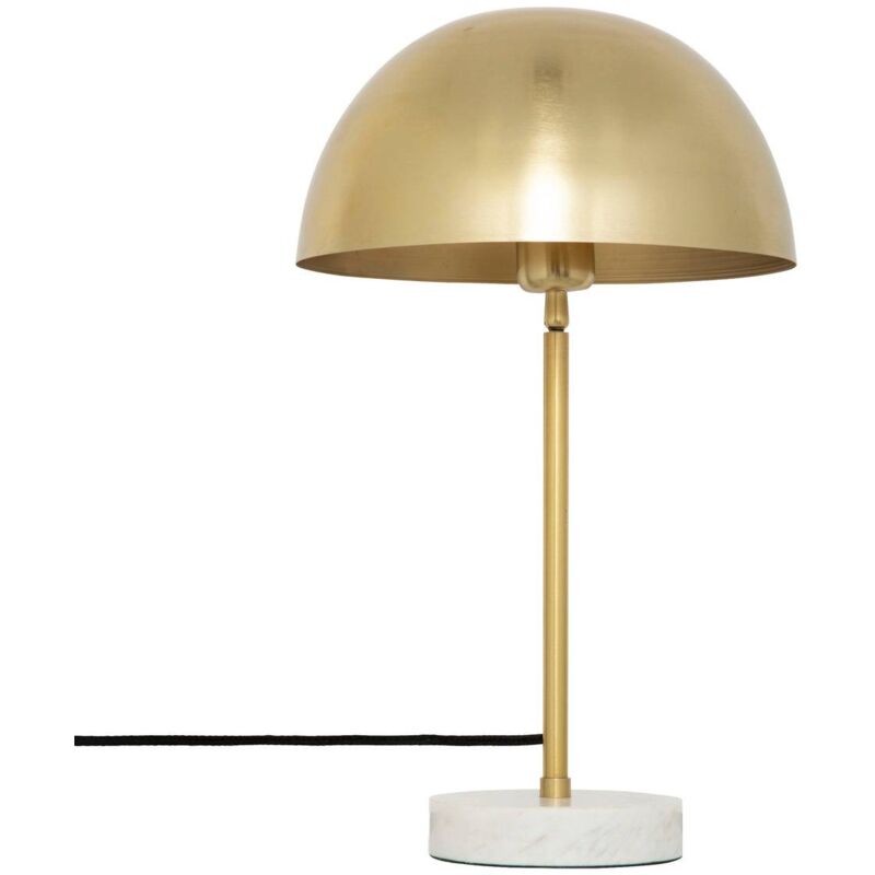 Lampe à poser en métal Doré et Marbre H 46 cm - Atmosphera