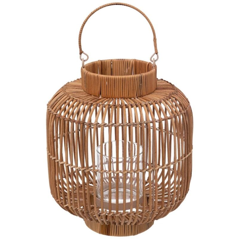 Atmosphera - Lanterne Ali rotin H30cm créateur d'intérieur