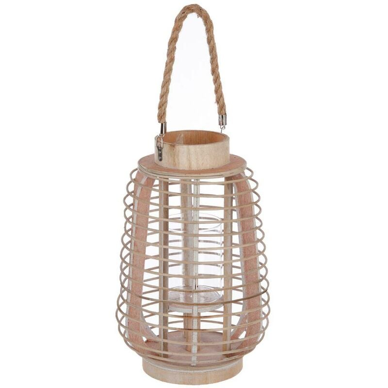 Atmosphera - Lanterne Rattan rotin D22cm créateur d'intérieur