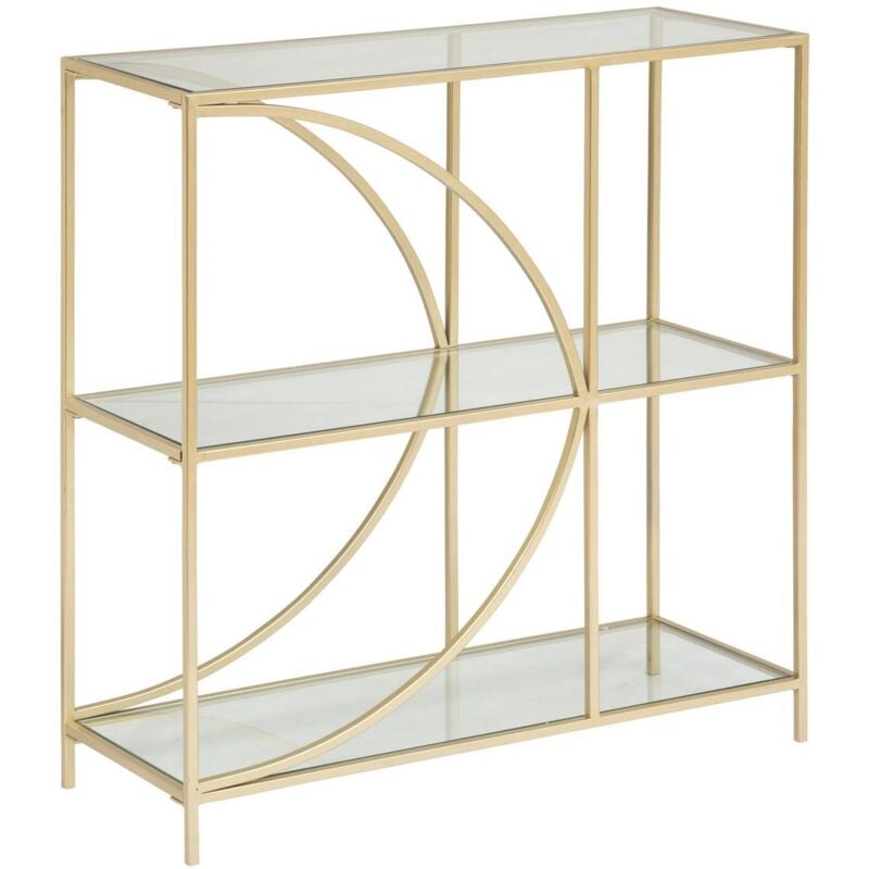 Tagère Artif métal doré 81x87cm Atmosphera créateur d'intérieur