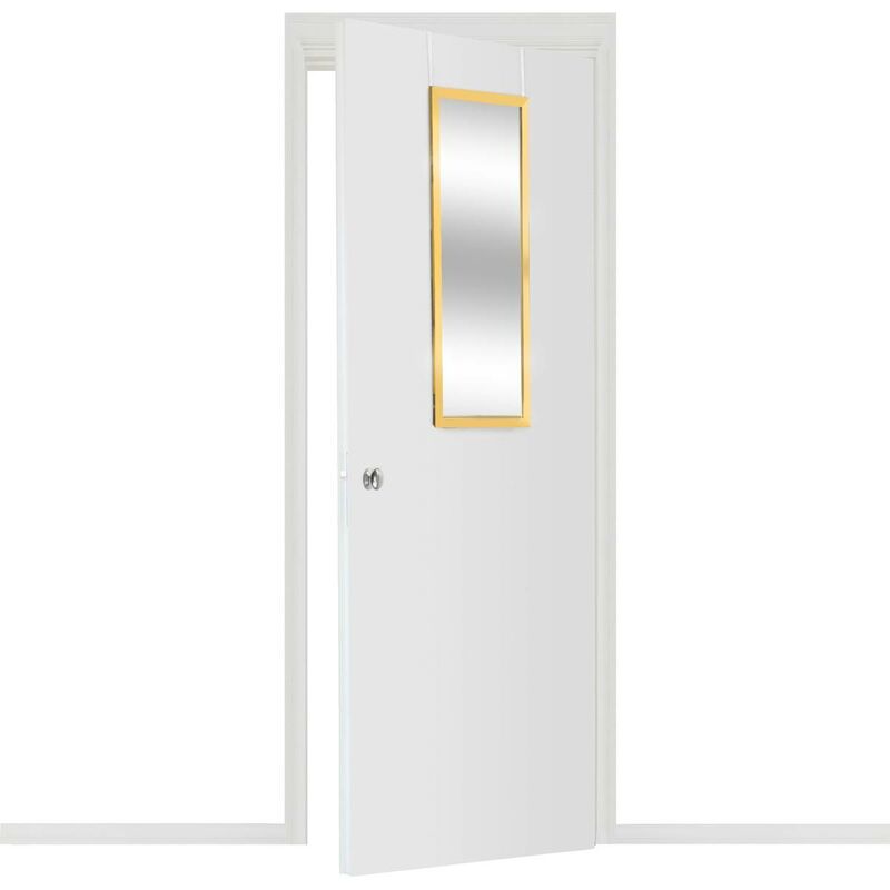 Atmosphera - Miroir de porte First doré en plastique créateur d'intérieur - Doré