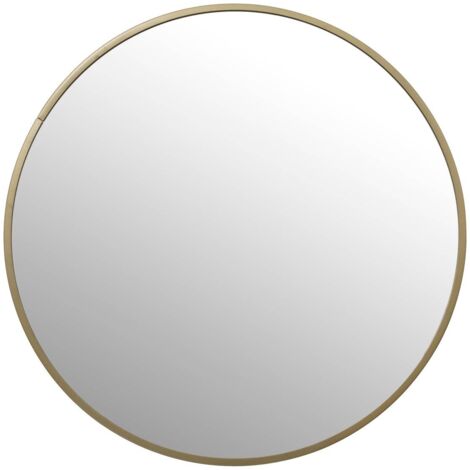 Atmosphera – Miroir rond 38 cm en métal teinté – Design contemporain pour intérieur moderne – Suspensible dans entrée ou bureau