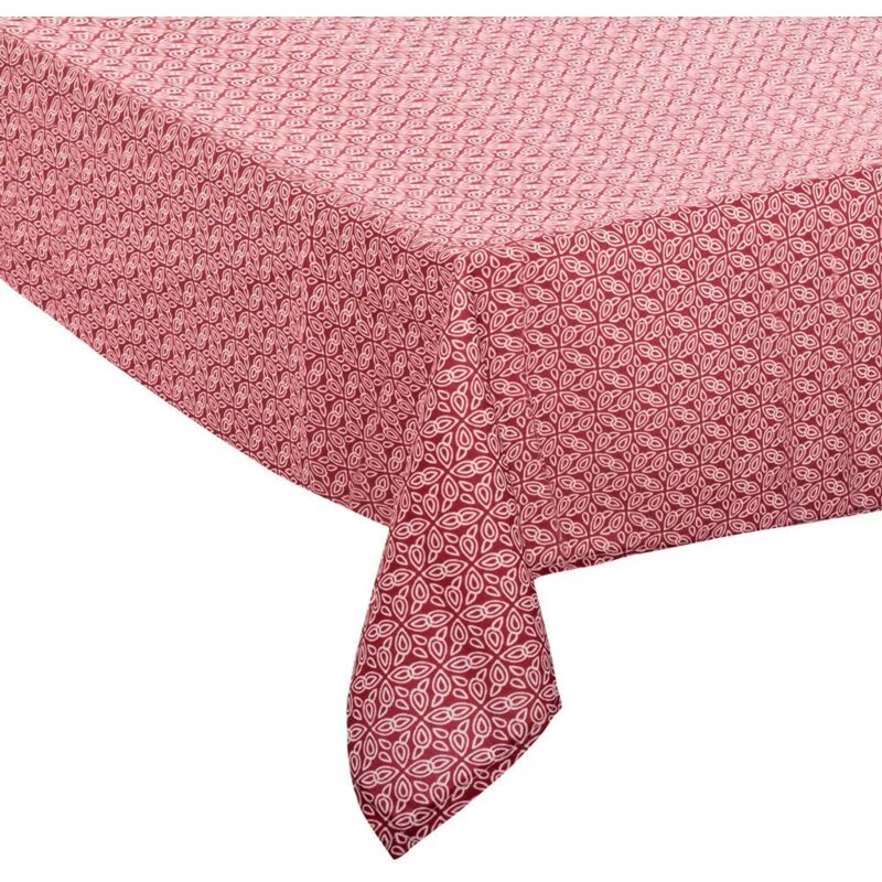 Atmosphera - Nappe anti-taches en tissu imprimé Olia Rose 140 x 240 cm – Livraison gratuite