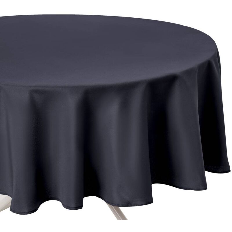 Nappe anti-tâche gris ardoise D180cm Atmosphera créateur d'intérieur