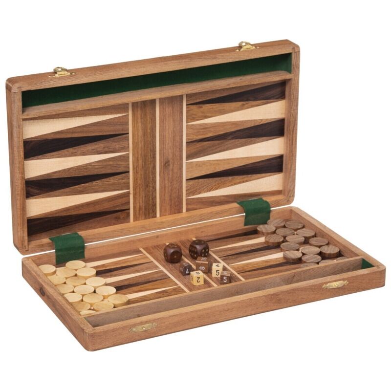 Atmosphera - Jeu backgammon Acacia en bois 36x40,5cm créateur d'intérieur